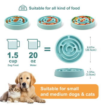 Comedero Lento para Perros, Antiansiedad
