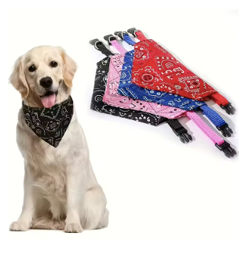 Collar pañuelo ajustable decoracion de cuello para perros y gatos