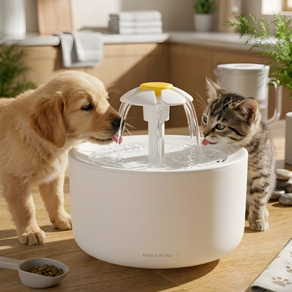 fuente de agua para mascotas, cuenco automatico, renovacion de agua filtrada y fresca